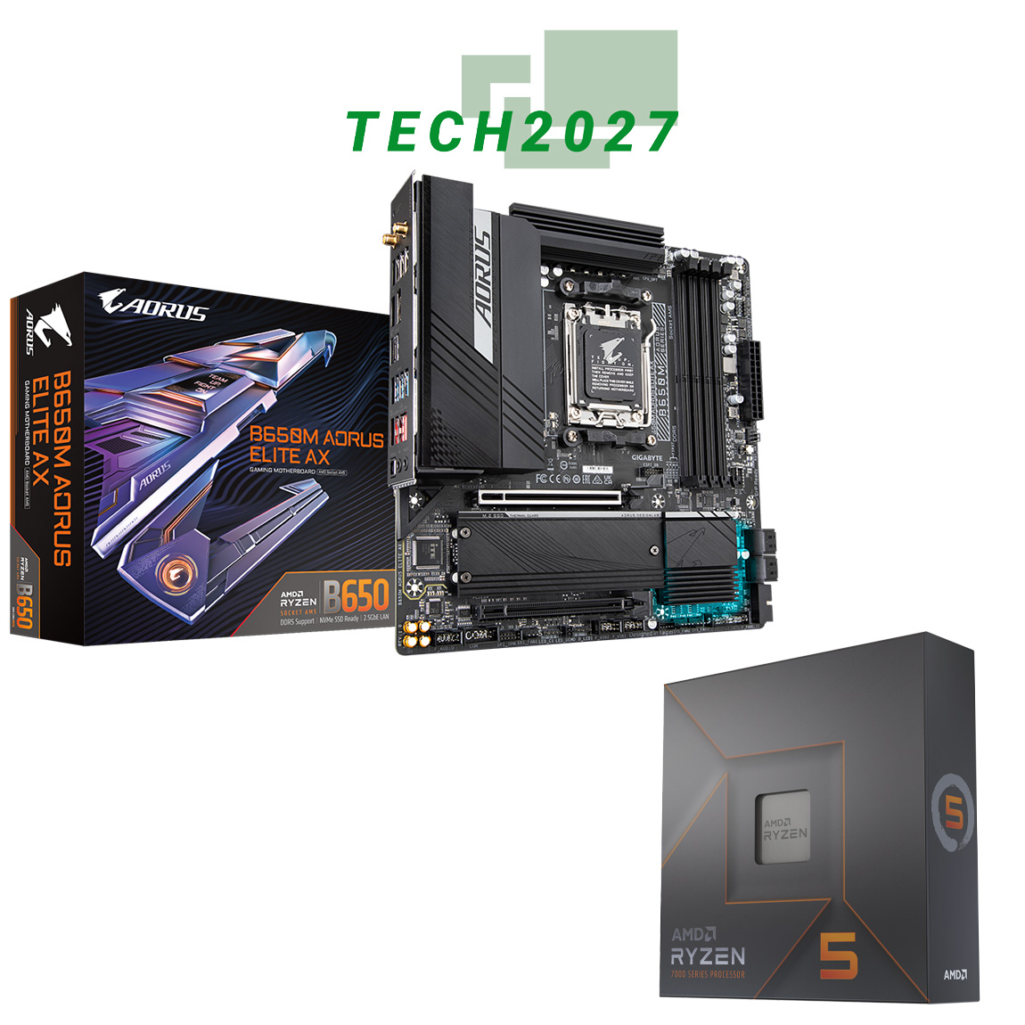 AMD Ryzen 7 7800X3D 4.2 GHz Eight-Core AM5 Processor with GIGABYTE