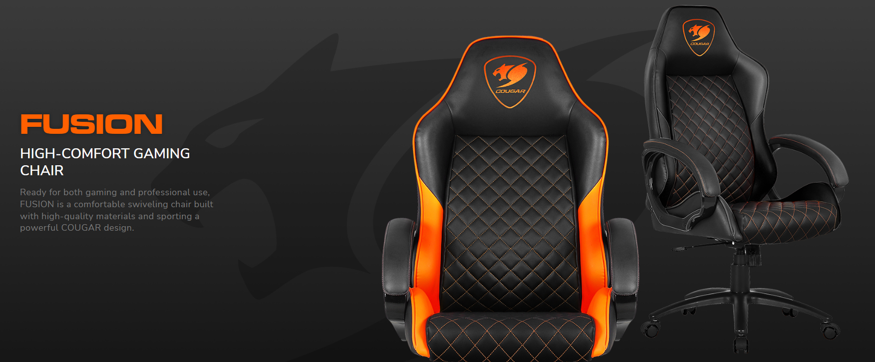 Cougar gaming chair online fusion