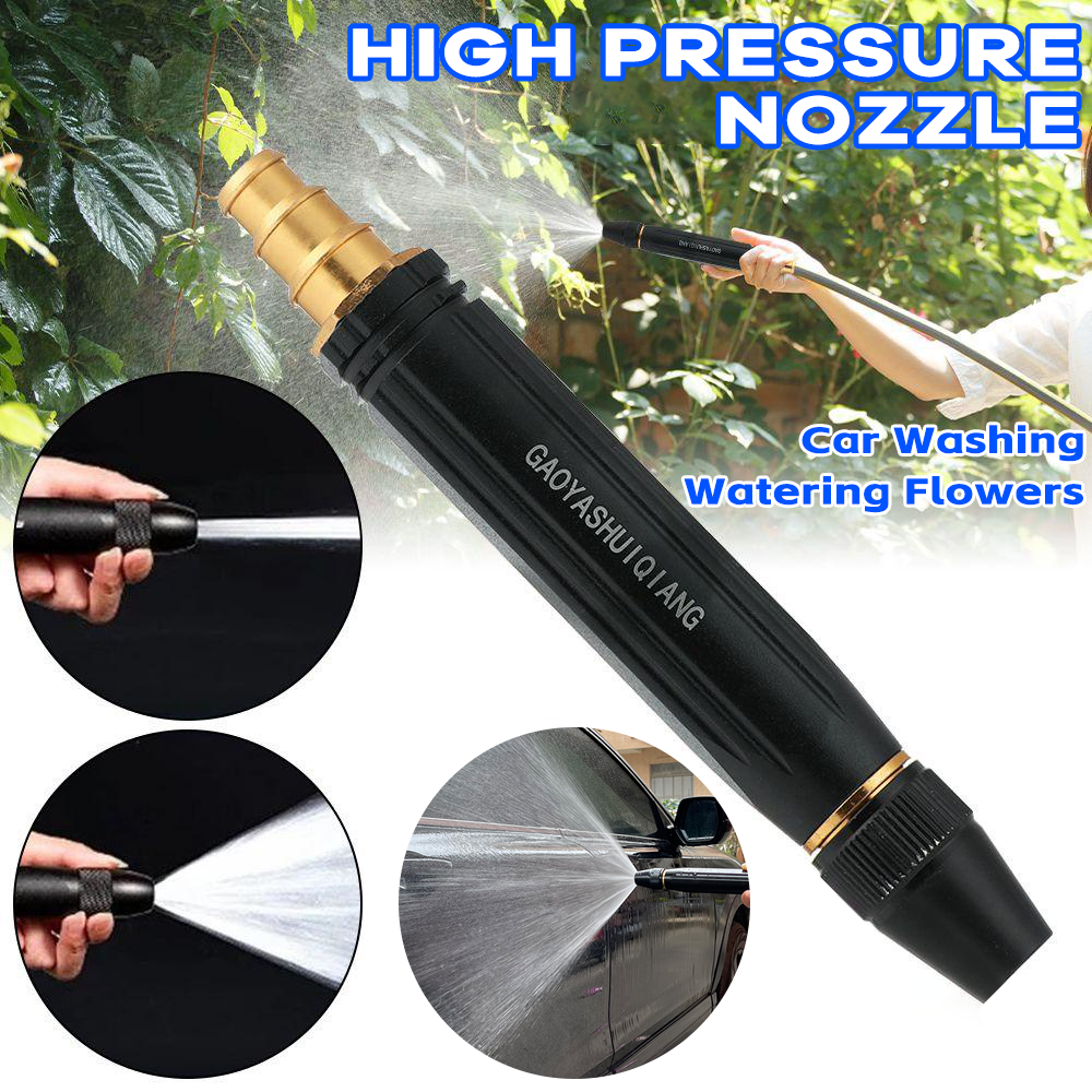 High Pressure Water Gun Sprinkler with Adjustable Spray Patterns