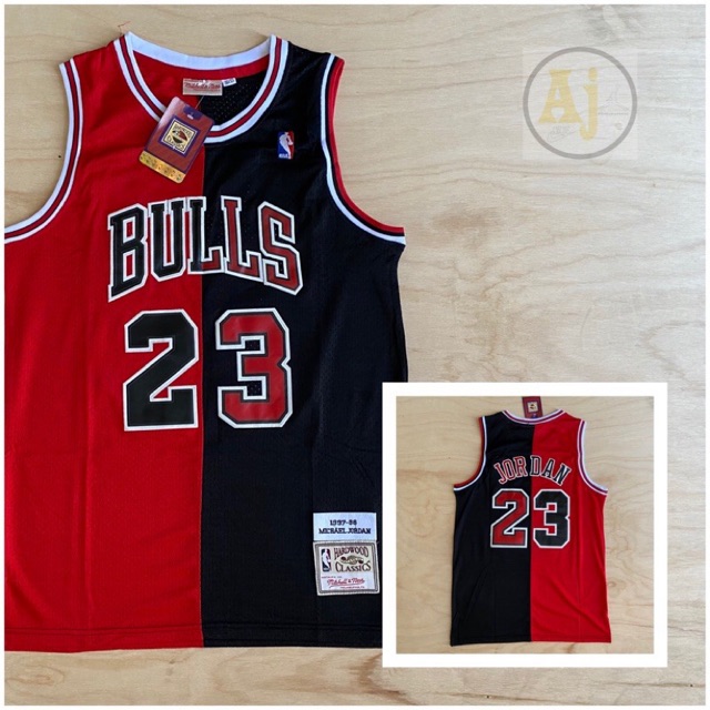 michael jordan two tone retro jersey chicago bulls OEM | Lazada PH