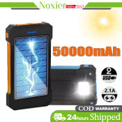 NOXIER 50000mAh Solar Power Bank with Fast Charging功能