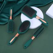 Green Hair Scalp Massage Comb for Wet Curly Hair