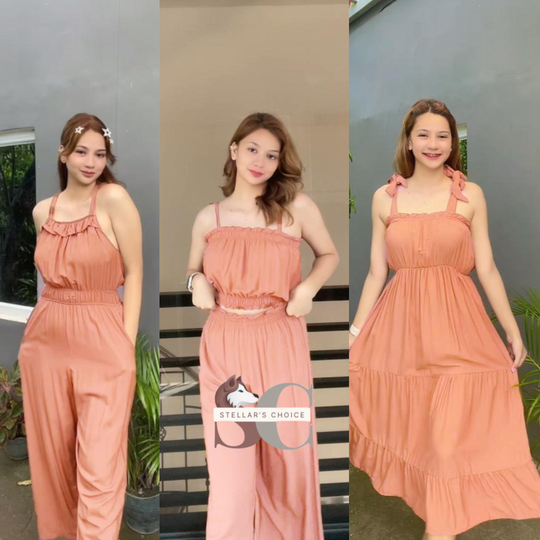 2024 Color of the Year SC Shade of Apricot Crush Challis Dresses