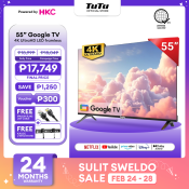 TuTu 55" Google TV 4K Ultra HD LED Widescreen