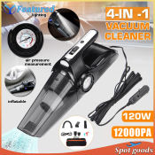 Portable 4 in 1 Car Vacuum and Tire Inflator
