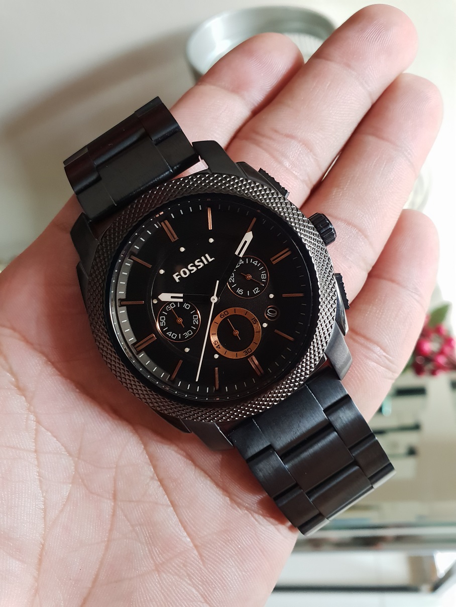Authentic Fossil FS4682 Machine Black 