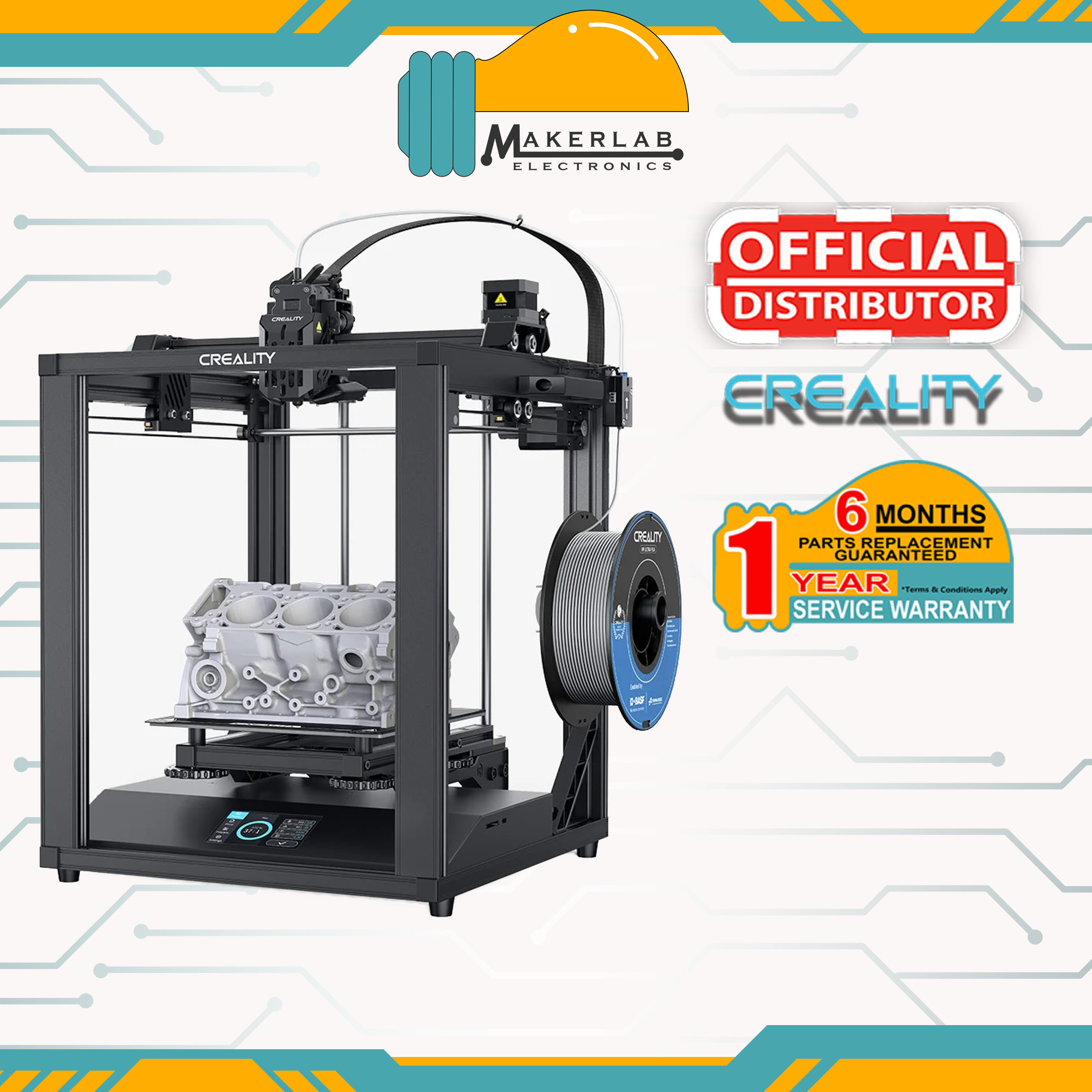 Creality Ender-3 V3 SE 3D Printer with CR Touch Auto Leveling 220*220*250mm  Printing Size and Sprite Direct Extruder Stable Dual Z-axis Ensuring High  Print Quality with 3.2in Color Knob Screen for 