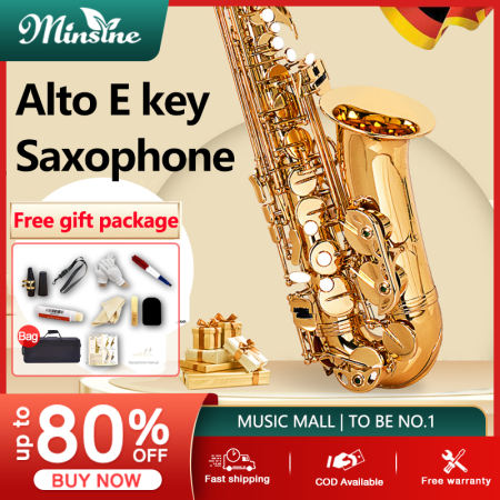 Minsine Alto E Saxophone with Carry Case and Accessories