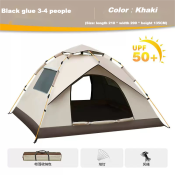 Waterproof Camping Tent - Outdoor Heavy Duty, Portable & Foldable
