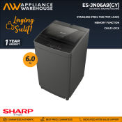 Sharp 6.0 Kg Fully Automatic Top Load Washer