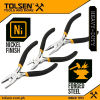 TOLSEN 3pc Mini Plier Set: Combo, Long Nose, Diagonal