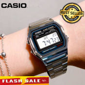 Casio All Black Vintage Stainless Steel Watch for Women