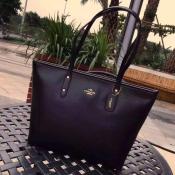 AMK COACH TOTE BAG LEATHER