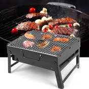 Portable Stainless Steel BBQ Grill for Outdoor Camping and Picnics