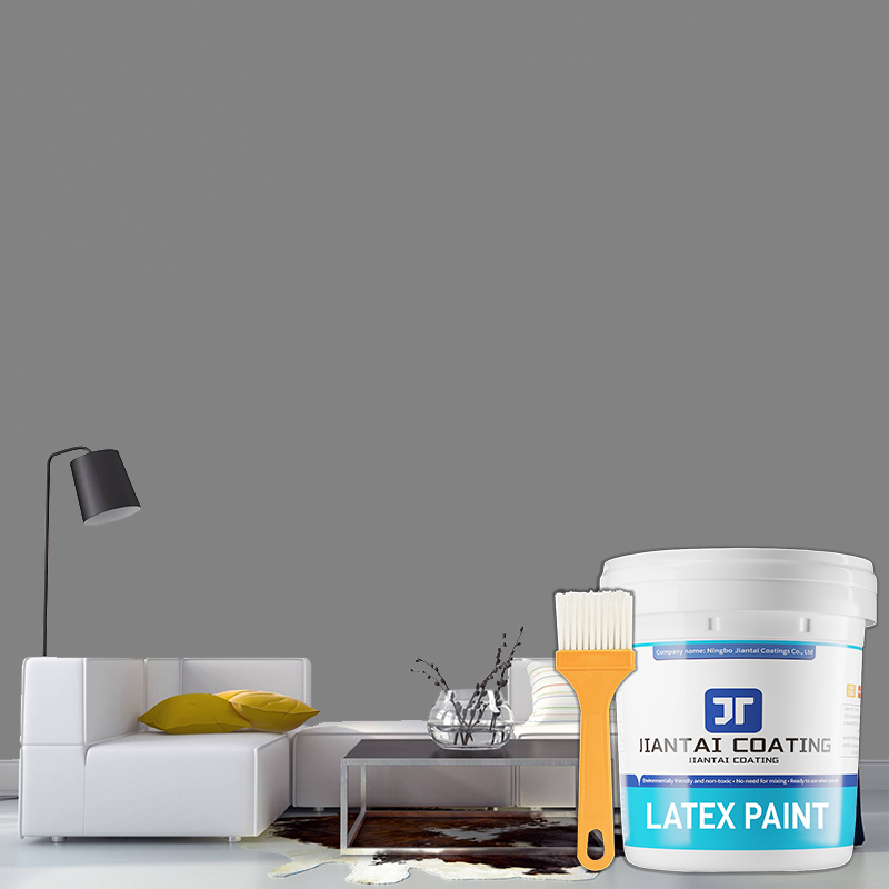 👉1KG👈Interior Latex Paint for Home Use - White/Pink/Yellow/Blue/Green/Gray, Self-Applying Wall Renovation Paint, Eco-Friendly, Colorful Wall Paint - Image 3