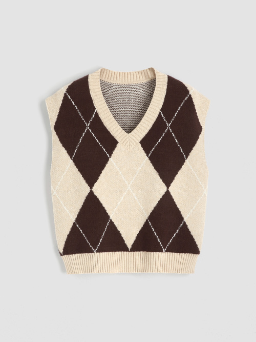 Shop Sweater Vest Argyle with great 