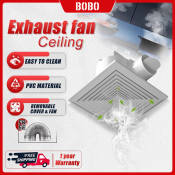 BOBO 8-Inch Quiet Exhaust Fan with Pipe for Home Ventilation