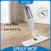 LUVHOME 360° Rotating Dual-Use Spray Mop with Microfiber Cloths
