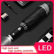 Premium Reflective Reverse Folding Umbrella - Automatic Ten-bone Design