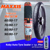 MAXXIS M6161 Tubeless Tires RIM 17 with FREE Sealant & P