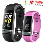 2020 Fitness Bracelet with Thermometer and Heart Rate Monitor