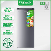 EVEREST 5.5 cu.ft Energy Efficient Refrigerator with Odor Control