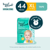 RASCAL + FRIENDS Tape Jumbo Pack XL  - 44 pcs - Tape Diapers