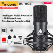 MAONO AU-A04 USB Microphone Kit - Professional Podcast Mic