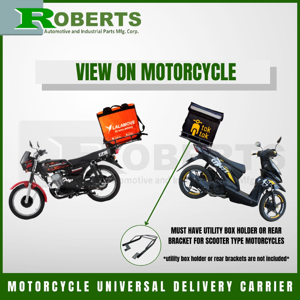 Supplier of Motorcycle Delivery Bag thermal bag All Padded with logo holder  (LALABAG,LALAMOVE,GRAB) 