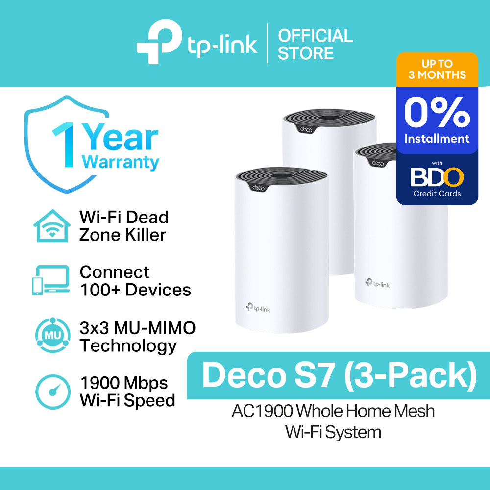 TP-Link Official Store / Deco S7 AC1900 / Up to 1900 Mbps Whole Home Mesh Smart Access Point WiFi 5 Router - Image 4