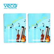 Veco Music Writing Book Big 11inx8.4in 18lvs