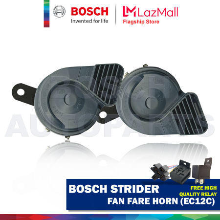 BOSCH EC12-C 12V Horn with Relay and Free Socket