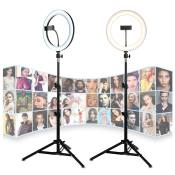 RK26 Dimmable LED Studio Camera Ring Light with Stand