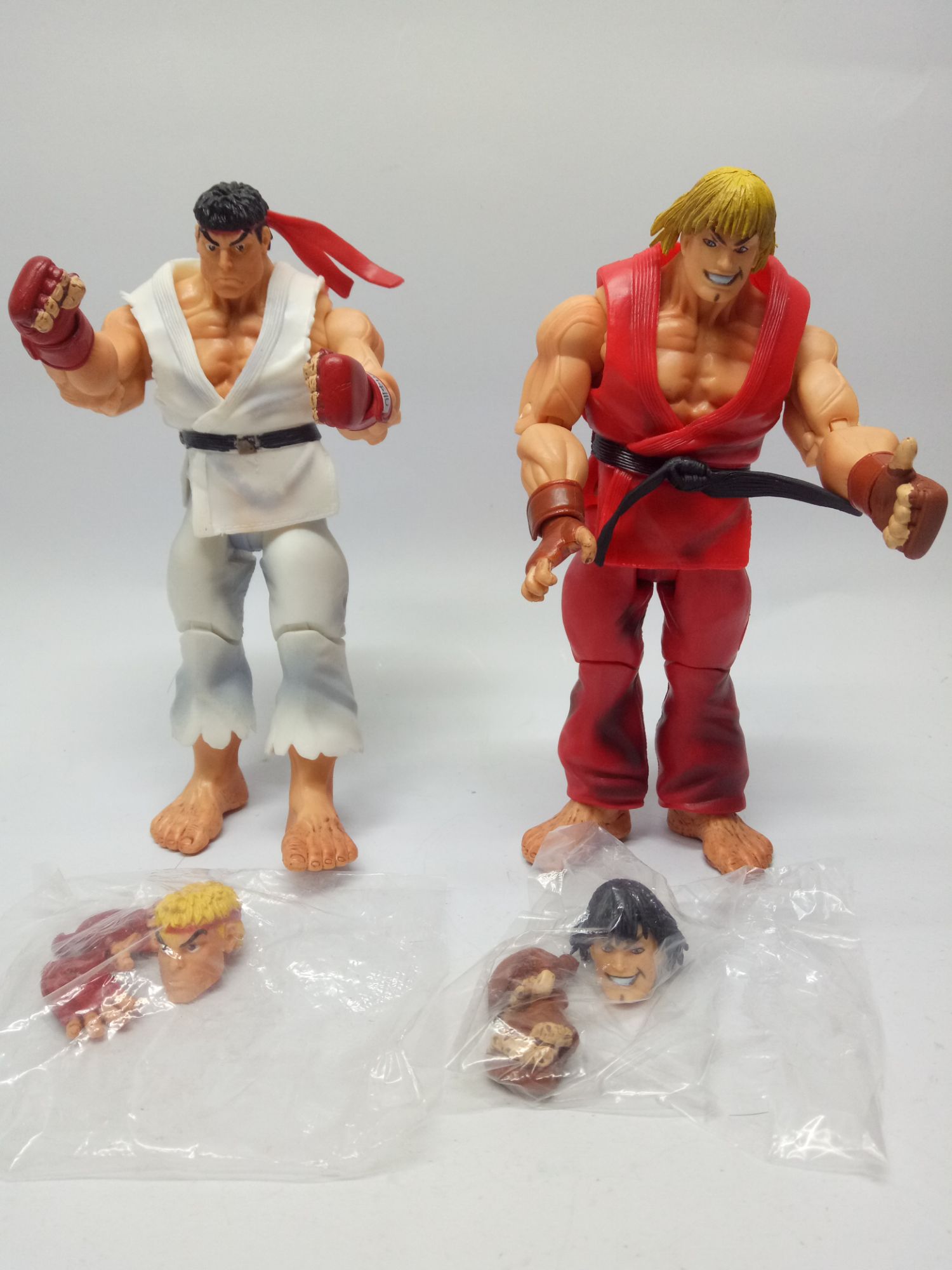 Street fighter Ryu and Ken action figure collectibles toys display Toy high  quality materials