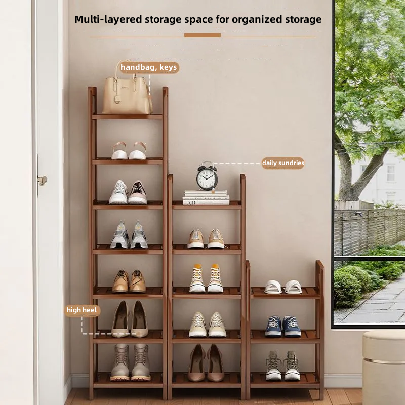 Shoe Rack Organizer Shoe Shlef Shoe Shleves Wooden Multi Layer Portability  without Occupying Space