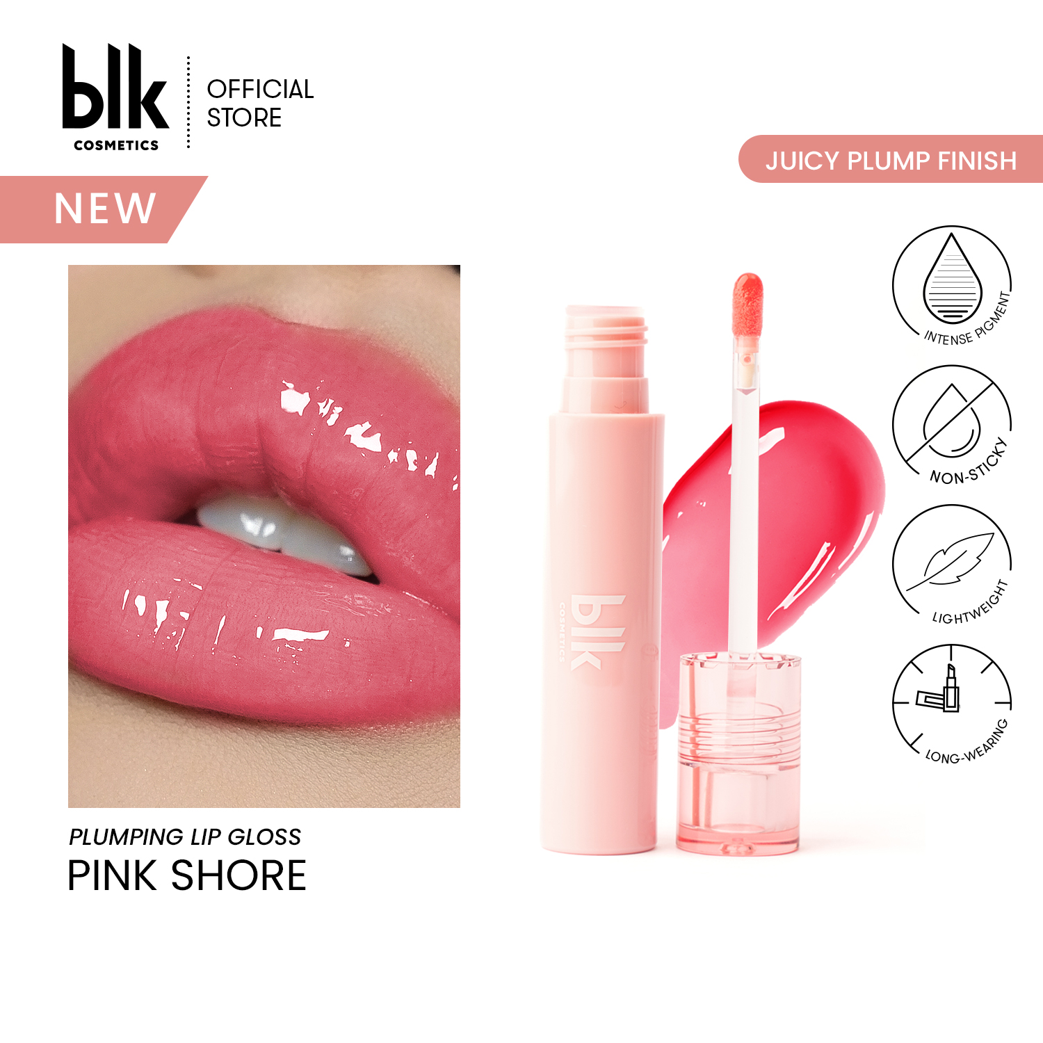 Discount on BLK Cosmetics  shoes - SKU: blk cosmetics fresh plumping lip gloss