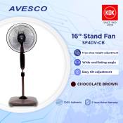 KDK SF40V-CB 16" Stand Fan - Chocolate Brown