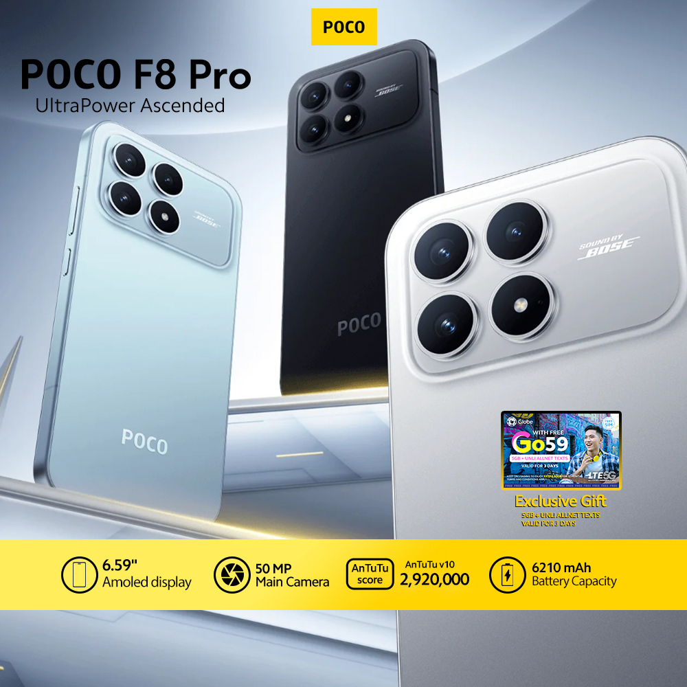POCO F8 Pro Flagship Snapdragon® 8 Elite Mobile Platform Massive 6210mAh Presyo 30,999 Piso*Libreng Shipping