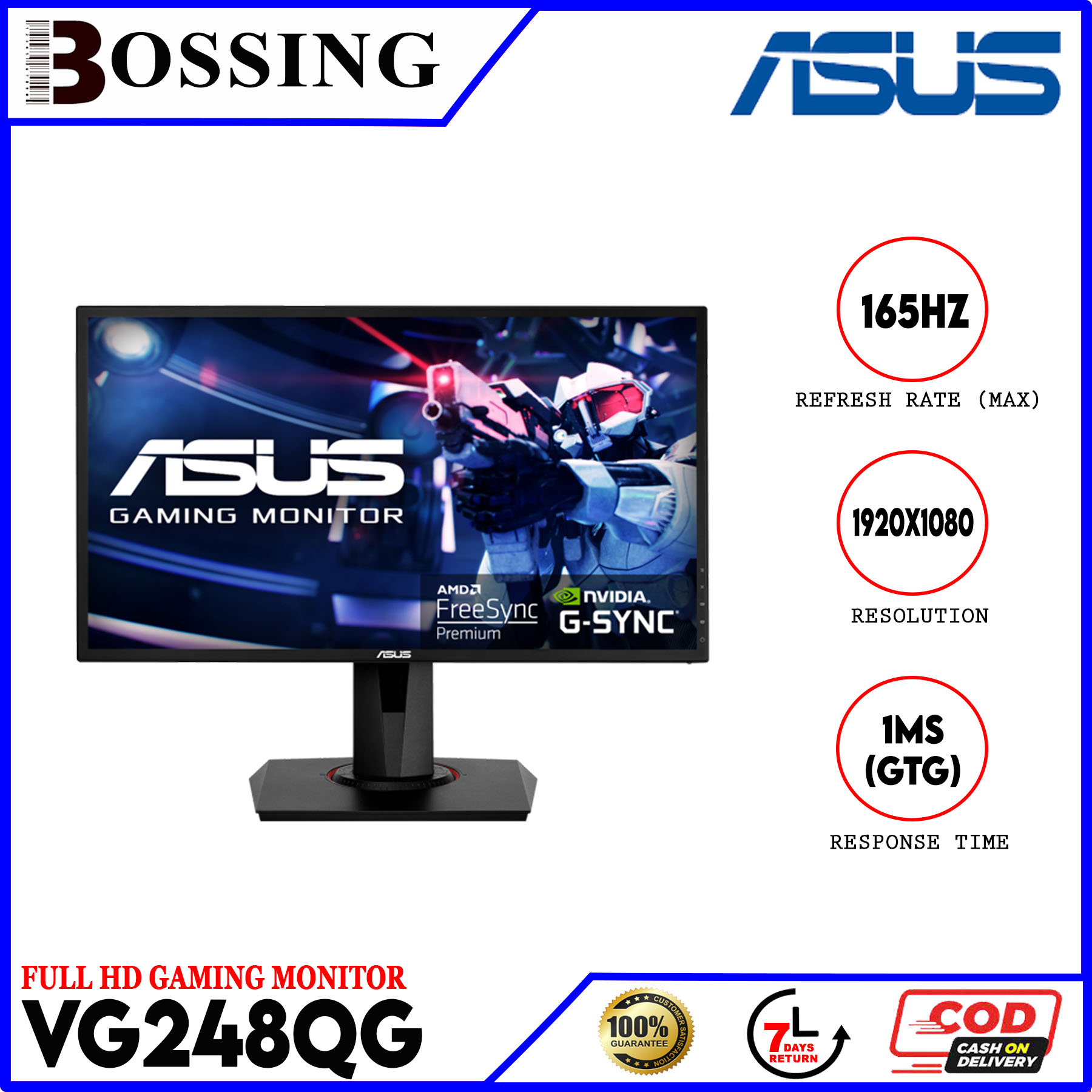 asus vg279q shopee