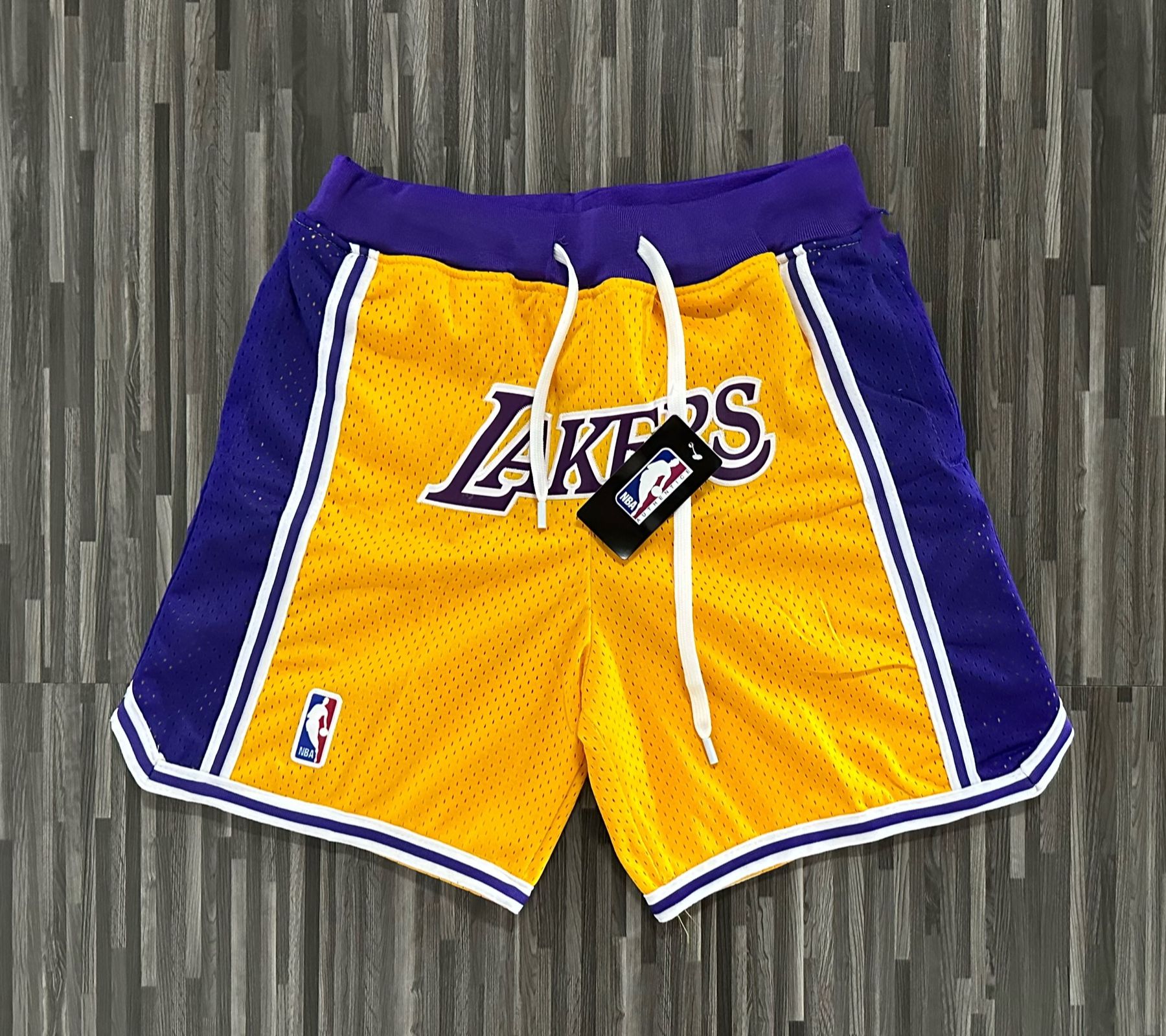 Lakers Unisex Quick Drying Basketball Short Embroidered LOGO #23