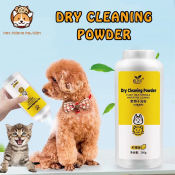 Pet Dry Cleaning Powder with Tick and Flea Protection