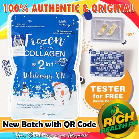 Frozen Collagen Glutathione Whitening Capsules - 60 Caps (Thailand)