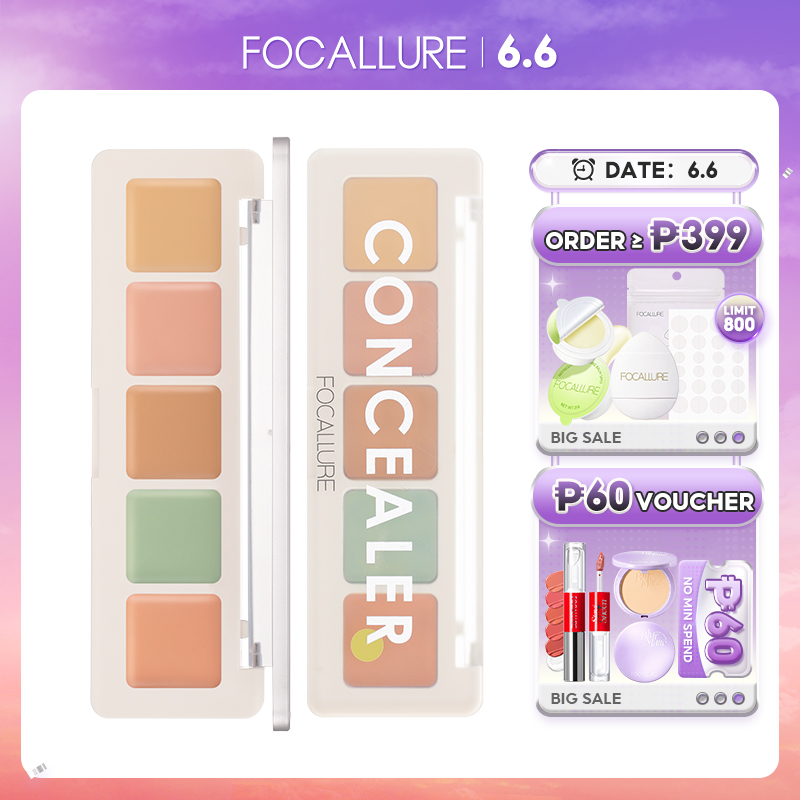 Discount on Focallure  shoes - SKU:  Multicolor Concealer High Cover But Non-Cakey Long-Lasting Face Makeup