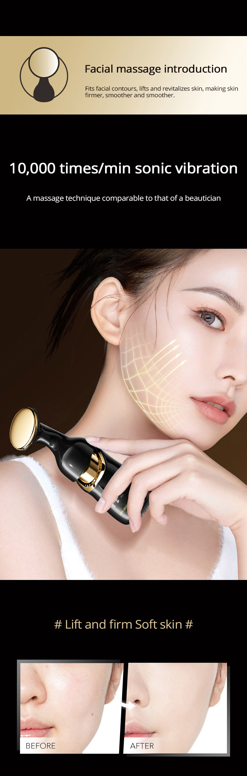 Face MassagerFace Lifting Massager Neck Firming Eye Massage Skin Fine  Lines Beauty Tools Skin Tighten Reduce Double Chin Wrinkle Remove Neck  Lines Reduce Nasolabial Lines Essence Sonic Vibrating Instrument - Lazada |