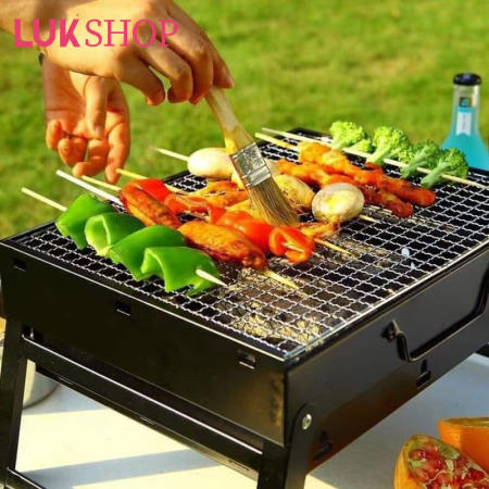 Luk Portable And Foldable Charcoal Barbeque Bbq Grill