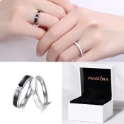 Pandora Promise Ring - 925 Silver Wedding Ring for Couples