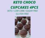 Keto Chocolate Cupcakes 4 Pcs Lowcarb Gluten free and Sugar free Safe for diabetic Guilt Free Keto Bread Almond Pastries Cupcakes