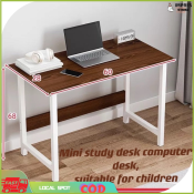 Impresse Solid Wood Minimalist Computer Desk for Home Office