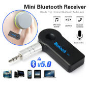 Wireless 5.0 Bluetooth Adapter for Car Audio - 