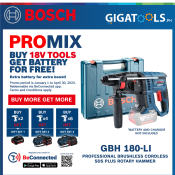 Bosch GBH 180-LI Professional Rotary Hammer (18V)
